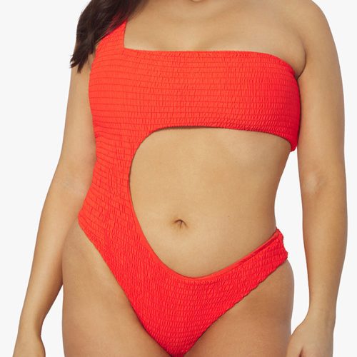 0017 oneshouldercutoutonepiece spicyorange14