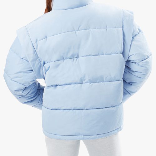 Snap Off Sleeve Puffer Jacket Blue Bell WWT48 35465