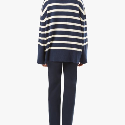 Striped Turtle Neck French Navy WWDT93 15100 6db22fe6 fbe3 45f8 803d f1042f74ac30