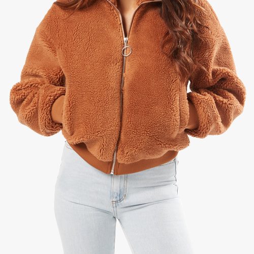 Teddy Bomber Jacket Copper WWT37 16007