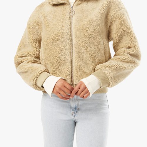 Teddy Bomber Jacket Oat WWT37 15889 f1d7259f 757b 4b7b 83d2 cf4b6236f86d