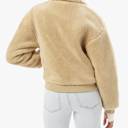 Teddy Bomber Jacket Oat WWT37 15901